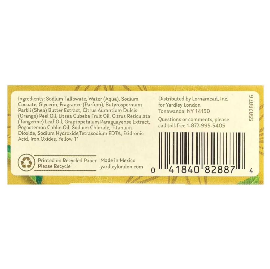 Yardley six-pack stacked to show value and convenient supply
