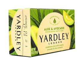 Yardley size comparison with hand to show 4.25 oz scale and portable convenience