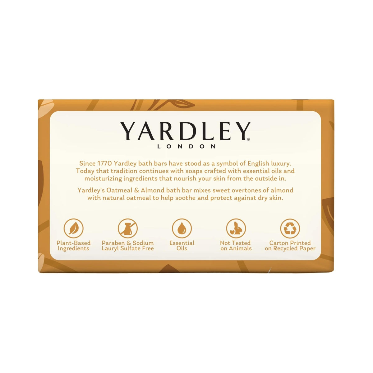 Yardley soap placed in a bathroom scene suggesting daily routine and elegant scent