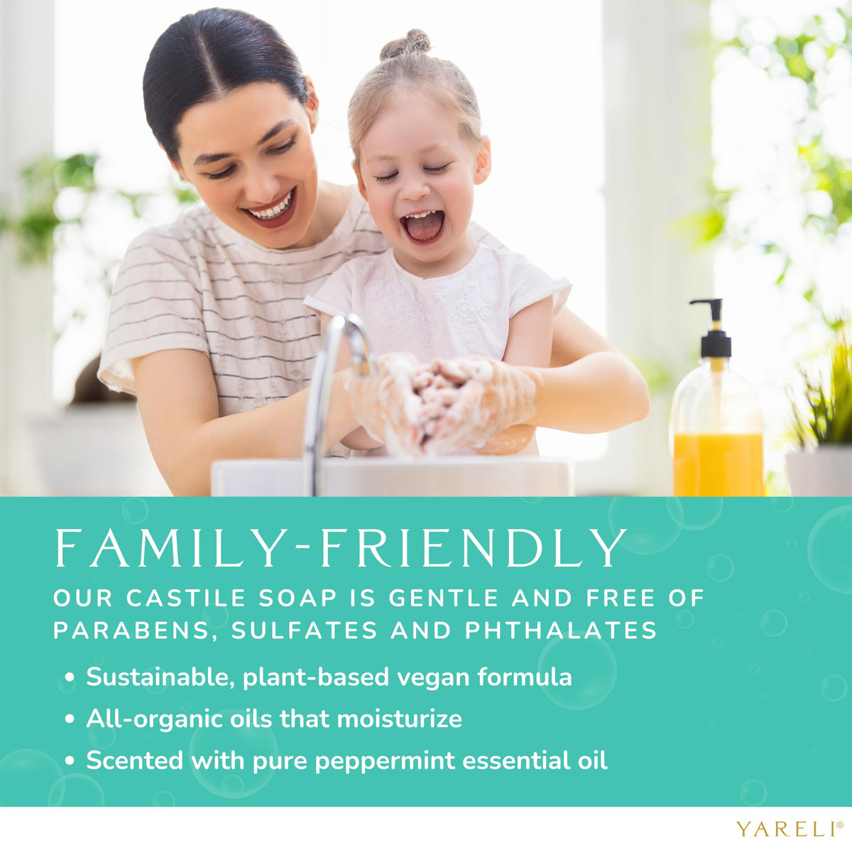 YARELI diluted in spray bottle for cleaning offering multiuse convenience