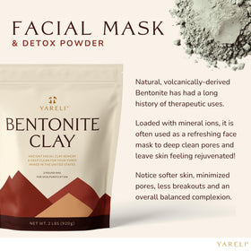 YARELI mixed face mask in bowl showing smooth paste ready to apply