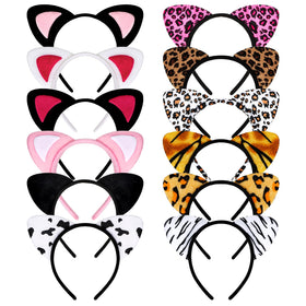 YARIEW front view of 12-headband set showing assortment and convenience