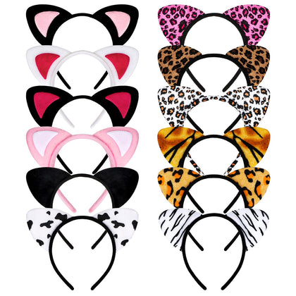 YARIEW front view of 12-headband set showing assortment and convenience
