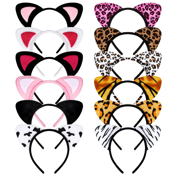 YARIEW front view of 12-headband set showing assortment and convenience
