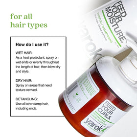 YAROK FOOD FOR YOUR HEAD arranged botanical ingredients highlighting natural formula