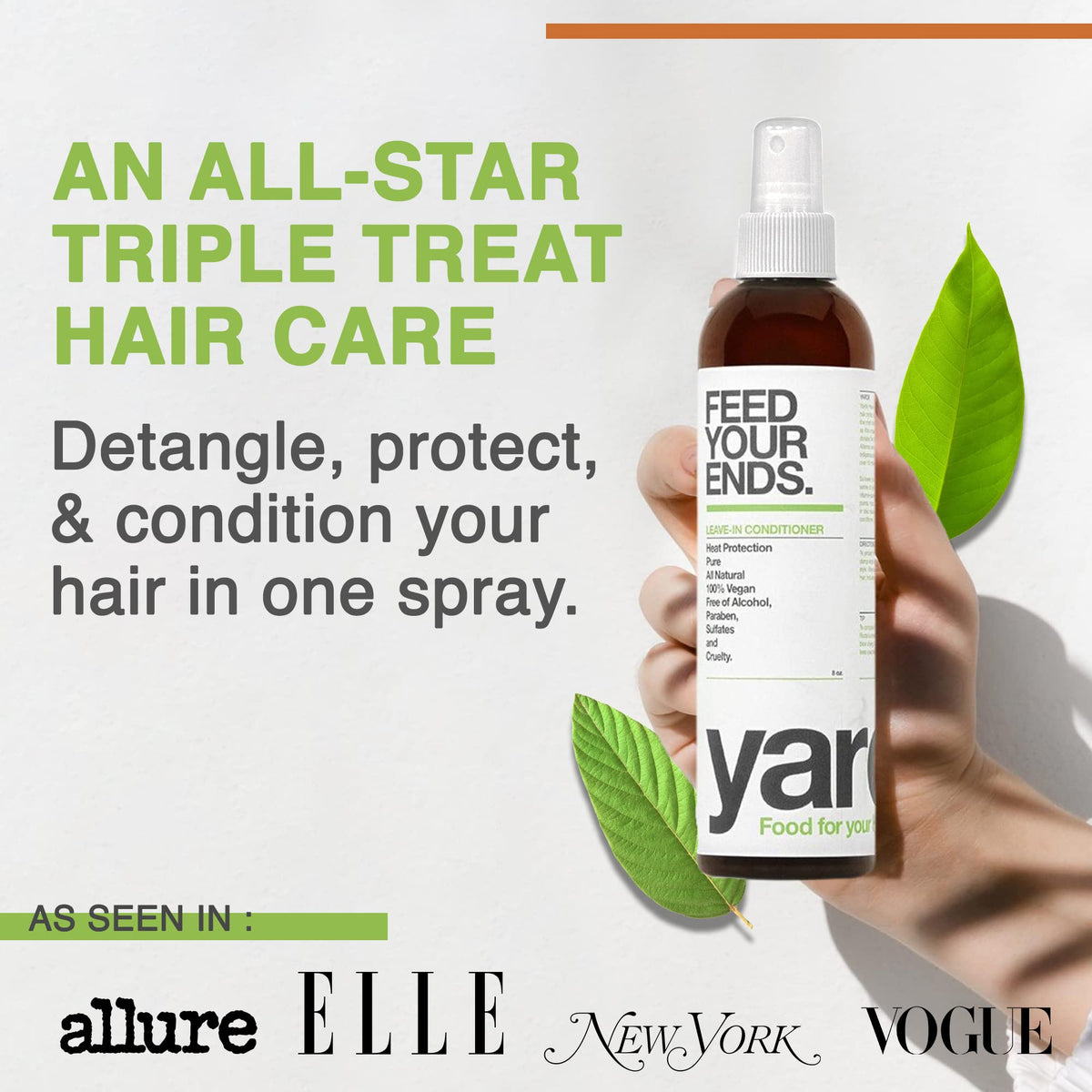 YAROK before and after detangling results showing smoother, manageable hair benefit