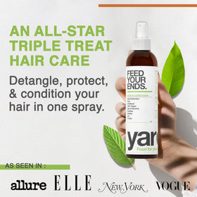 YAROK before and after detangling results showing smoother, manageable hair benefit