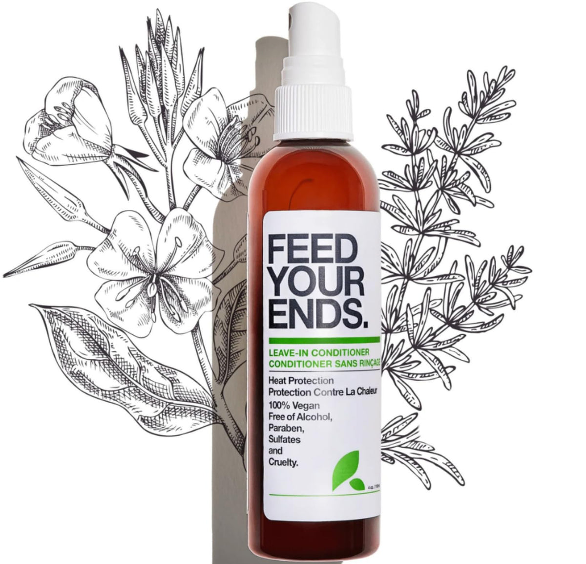 YAROK front packaging showing Feed Your Ends bottle and branding benefit lightweight protection