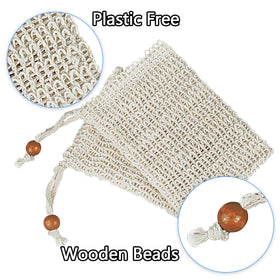 Ycolama close-up of sisal texture highlighting gentle exfoliation benefit