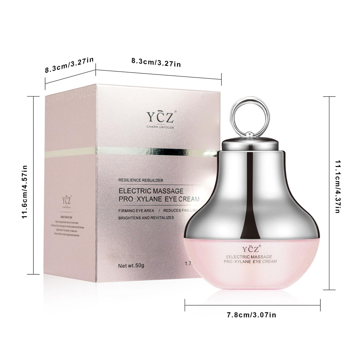 Ycz bottle in bathroom lifestyle setting showing easy routine fit benefit