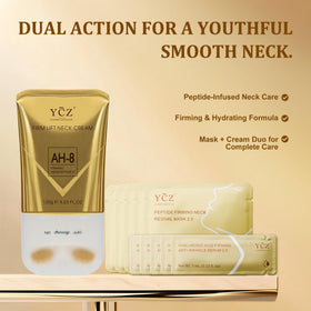 Ycz neck mask fabric close-up revealing texture and concentrated serum delivery benefit