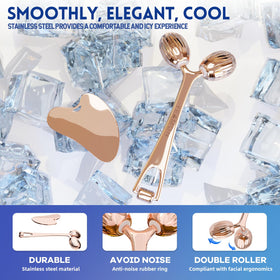 Yeamon gua sha close-up of polished edge highlighting hygienic non-porous surface for easy cleaning