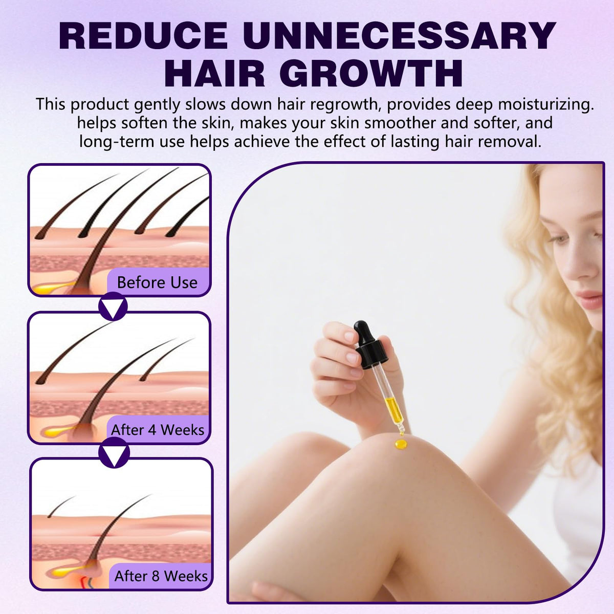 Yee hfafa oil applied underarm to soothe skin after hair removal