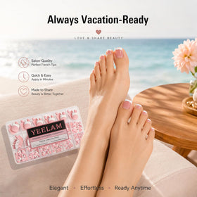 YeeLam application in progress showing fast ten-minute pedicure