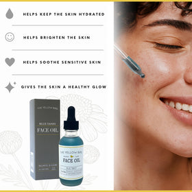 Yellow Bird oil texture on hand spread demonstrating fast-absorbing, non-greasy finish