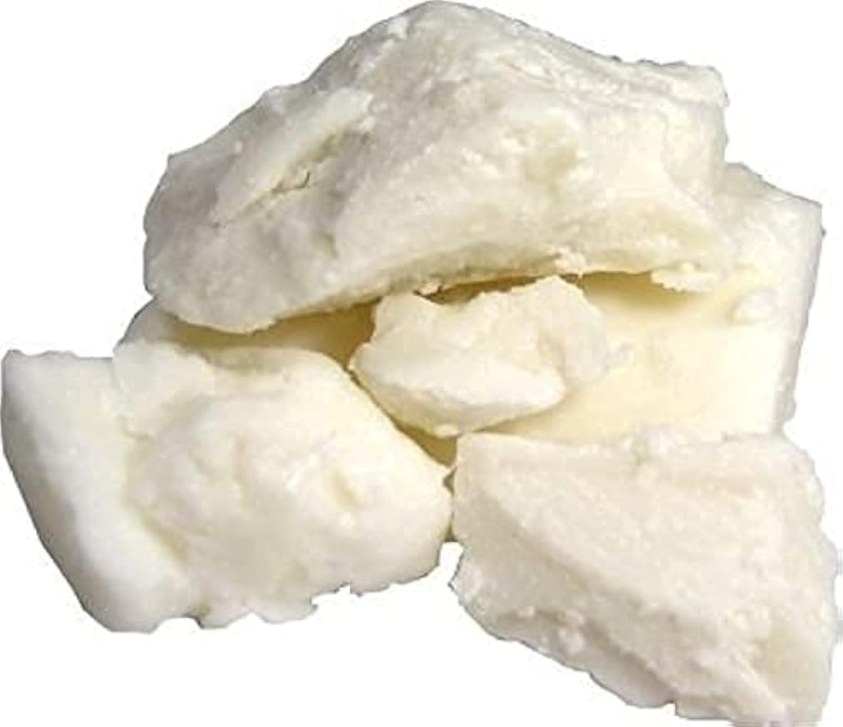 Yellow Brick Road front packaging of 2 lb ivory shea butter showing pure raw butter benefits