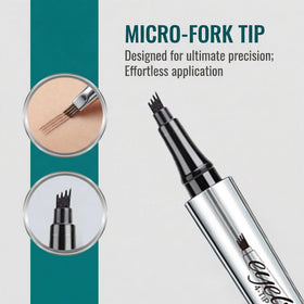 YeMoMo built-in spoolie brush showing blending tool for soft, groomed brows