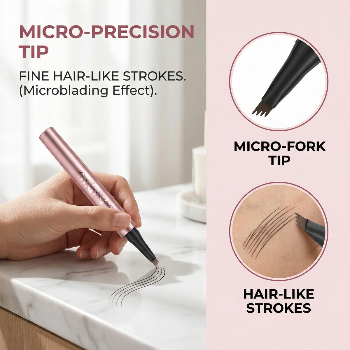 YeMoMo ink strokes on skin demonstrating texture and buildable, realistic color