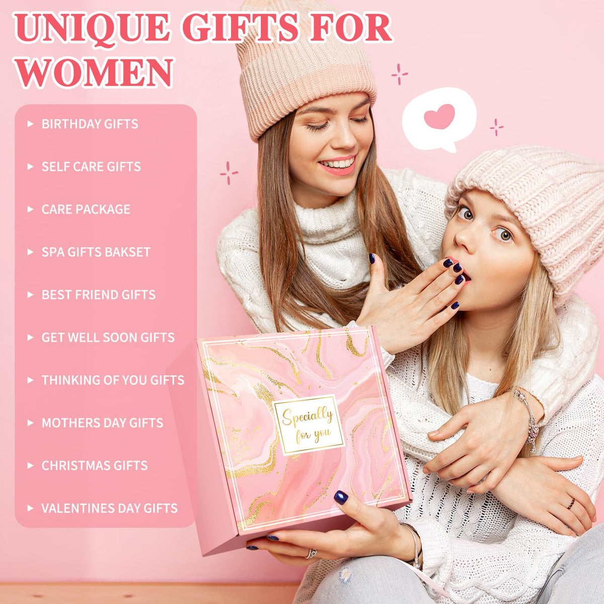 YENCHORN gift basket displayed in a living room setting conveying relaxation and thoughtful giving