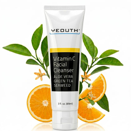YEOUTH front packaging showing product name and brightening benefits