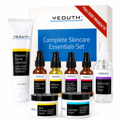 YEOUTH full set front packaging showing all eight products and gift-ready presentation
