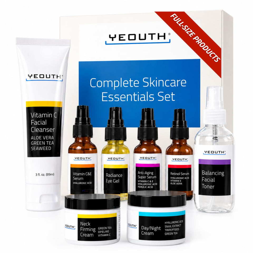 YEOUTH full set front packaging showing all eight products and gift-ready presentation