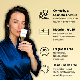 YEOUTH foam lather on skin illustrating gentle cleansing and refreshment