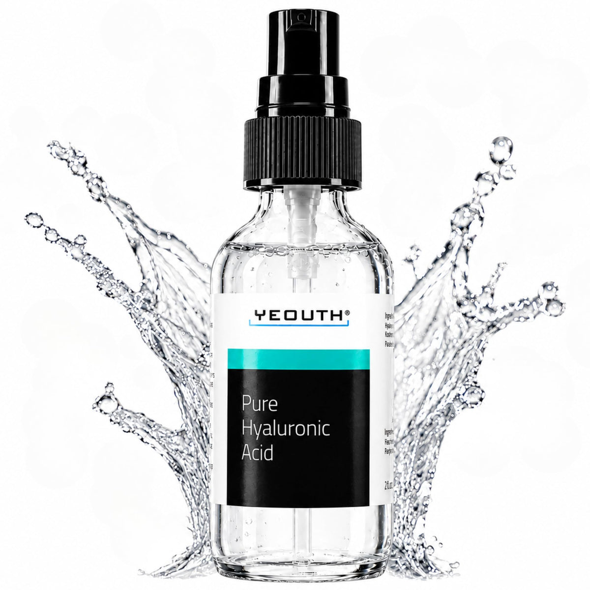 YEOUTH front bottle shot showing clean packaging and hydrating benefits