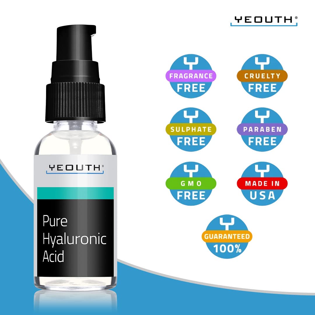 YEOUTH serum staged on bathroom counter in routine, easy daily use depiction