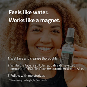 YEOUTH on bathroom vanity in routine setting illustrating daily use
