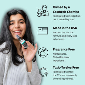YEOUTH applying serum to damp skin to lock in moisture and plumpness