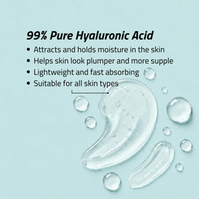 YEOUTH texture shot of lightweight serum demonstrating quick absorption
