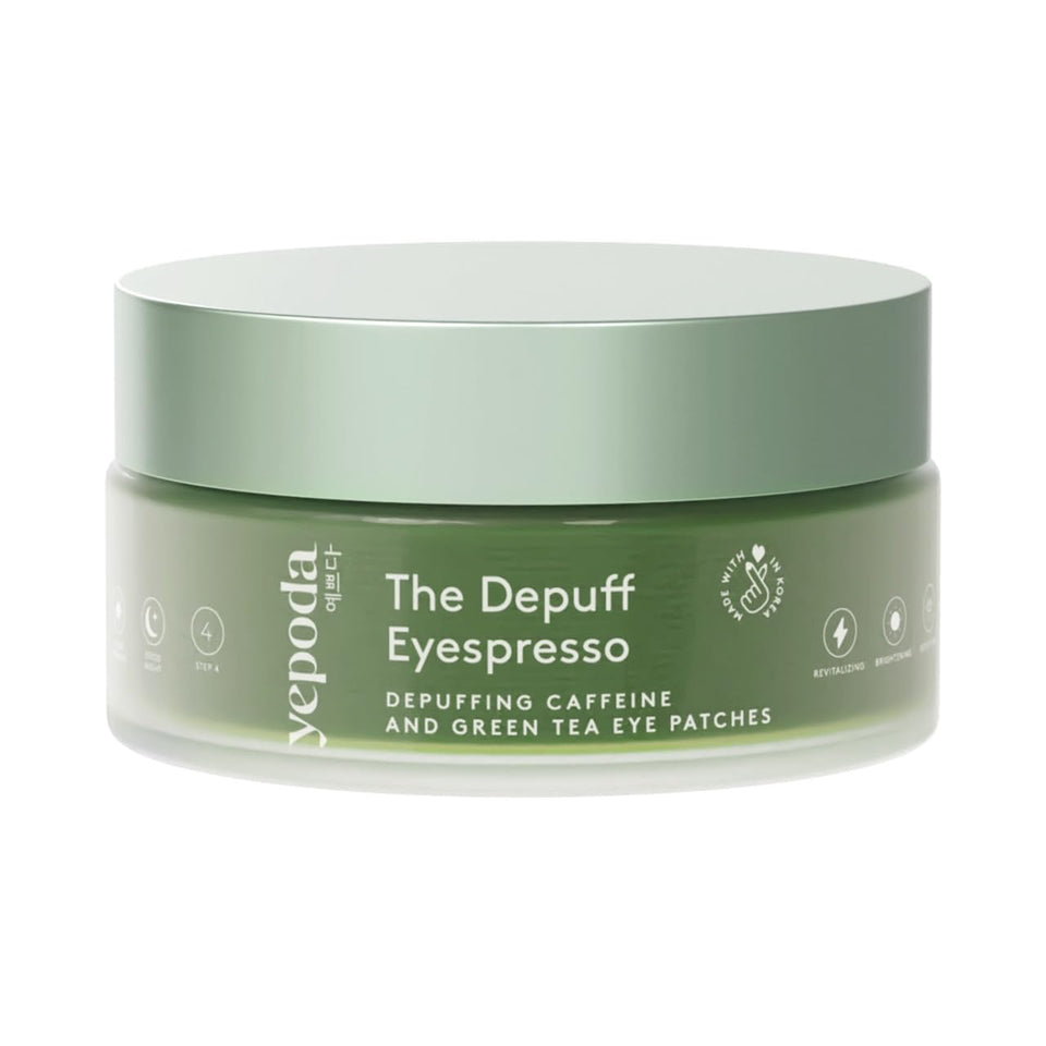 Yepoda front packaging showing jar and label benefits