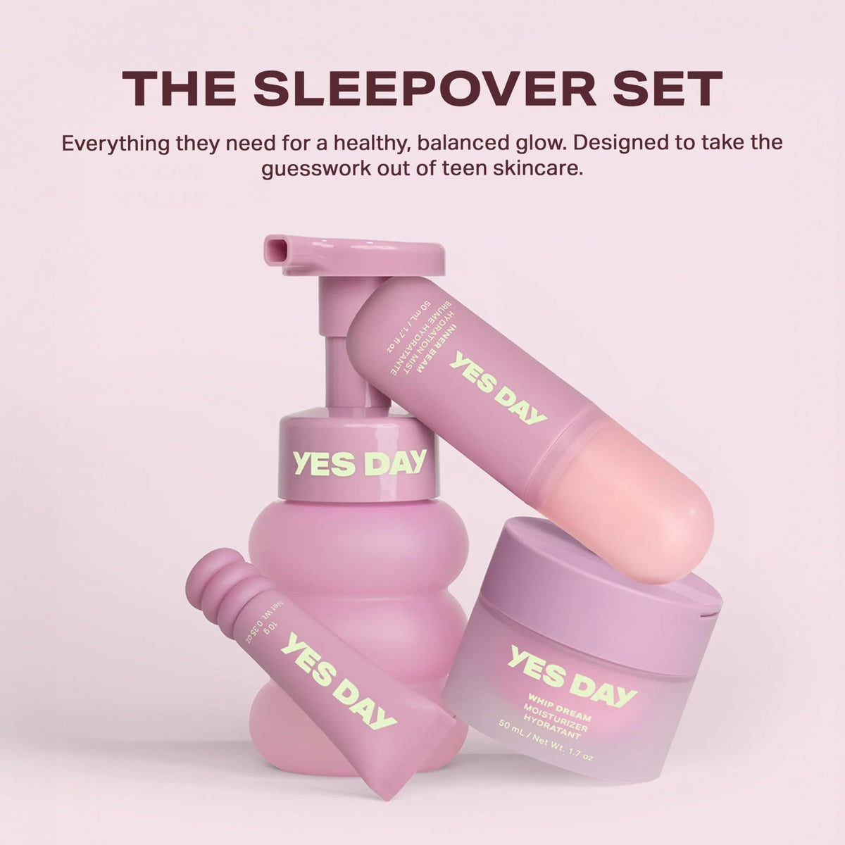 YES DAY Float Foam cleanser texture close-up showing soft foam for gentle cleansing