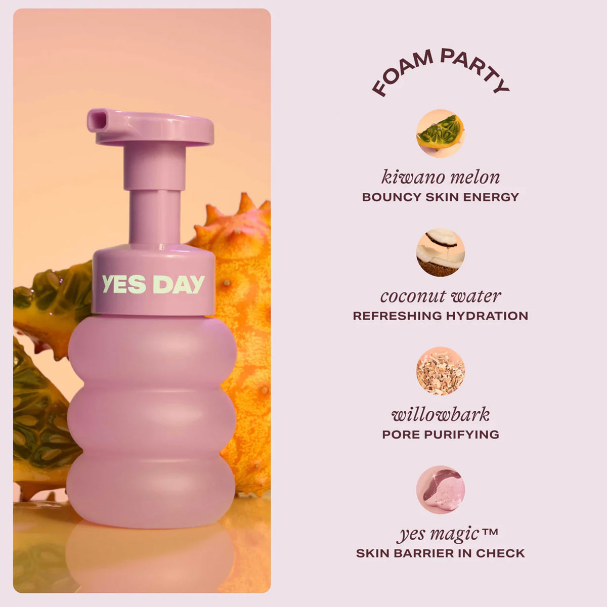 Yes Day 150ml bottle beside common items for scale and portability