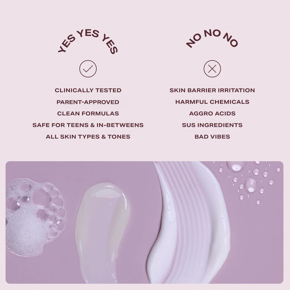 YES DAY Lip Sweetie mask before and after lips demonstrating smoother, glossier results