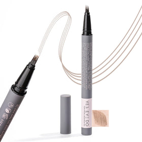 YES.EYE DO front packaging showing light gray pencil and clear labeling for easy selection