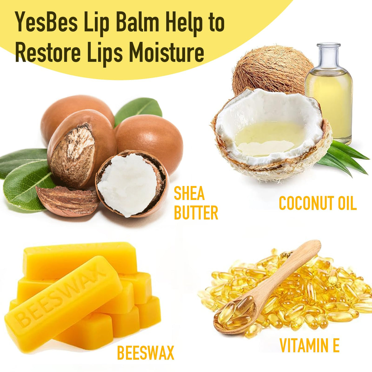 YesBes eight-flavor array laid out to show vanilla, mint and fruit options, variety benefit