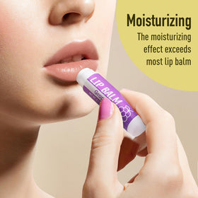 YesBes balm texture swirl on fingertip highlighting creamy finish, fast absorption benefit