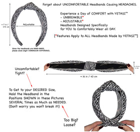 YETASI headband worn during video call showing camera-ready appearance and confidence