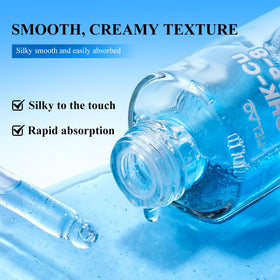 Yeweian bottle next to common objects to show 30ml scale and travel-friendly size