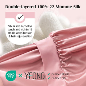YFONG double-layer silk close-up highlighting smooth texture and durability
