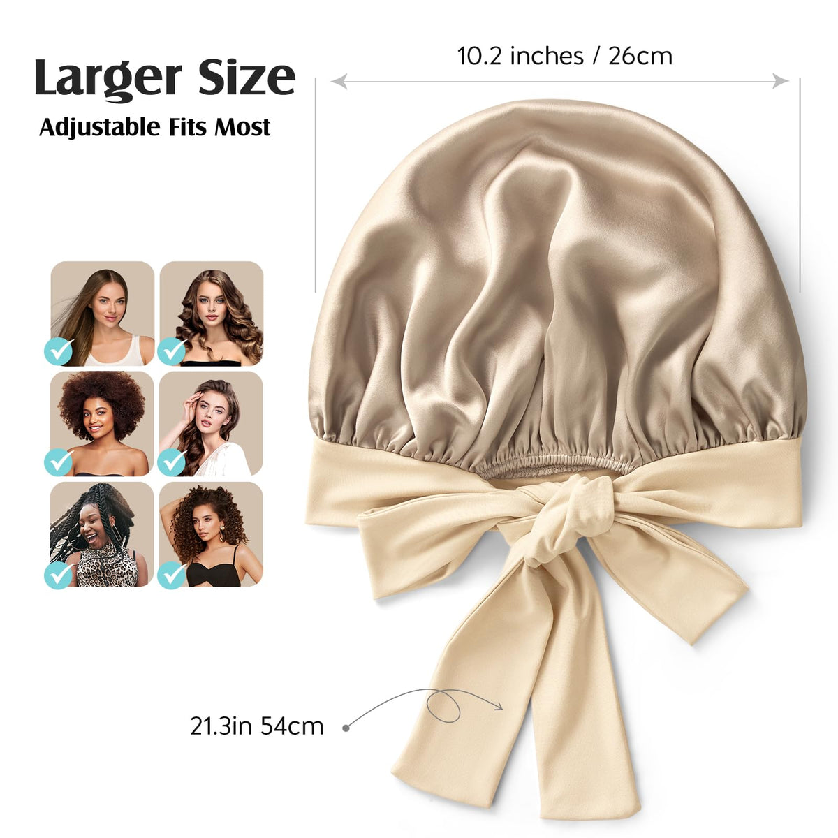 YFONG wide soft elastic band close-up reducing marks and staying gentle