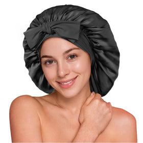 YFONG front packaging showing black silk bonnet and gift box benefit protection