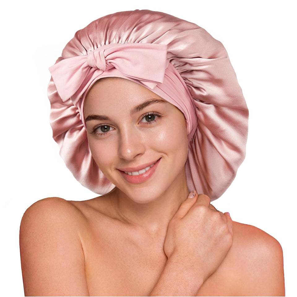 YFONG bonnet front packaging showing premium silk and gift-ready box benefit