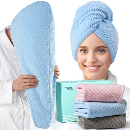 YFONG front packaging showing three towel colors and quick-dry benefit