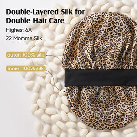 YFONG leopard silk texture close-up highlighting smooth, lustrous finish