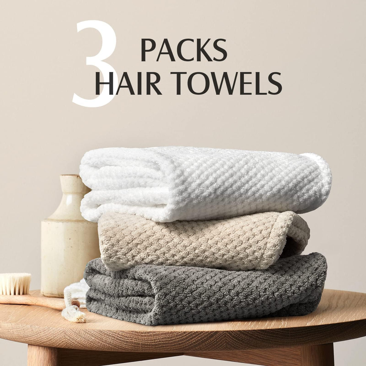 YFONG towels packed in travel bag showing portability and convenience