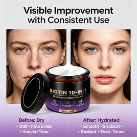 yiishuiil cream absorbing on cheek demonstrating non-greasy finish