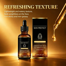 Yiishuiil bottle next to hand showing size and travel-friendly benefit